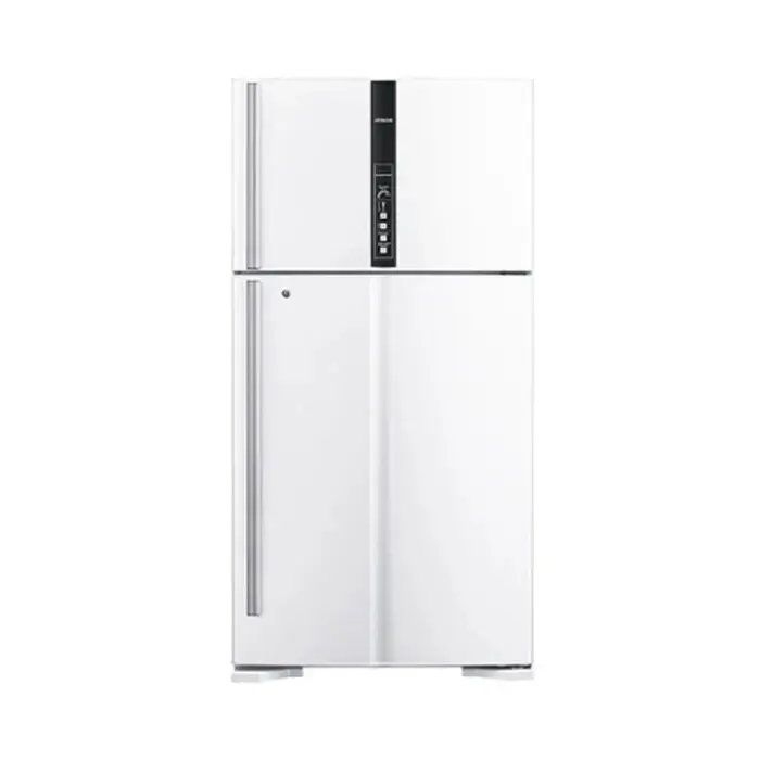 ثلاجة 21 قدم هيتاشي بابين انفرتر - أبيض R-V805PS1KVTWH ثلاجة 21 قدم