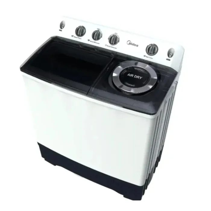 غسالة ملابس حوضين 14 كيلو ميديا - ابيض Tw140adn غسالة ملابس حوضين