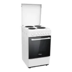 ⁦فرن سوبر جنرال 50*55 سم كهرباء 4 عيون - أبيض Ksgc5055ebs⁩ - الصورة ⁦3⁩