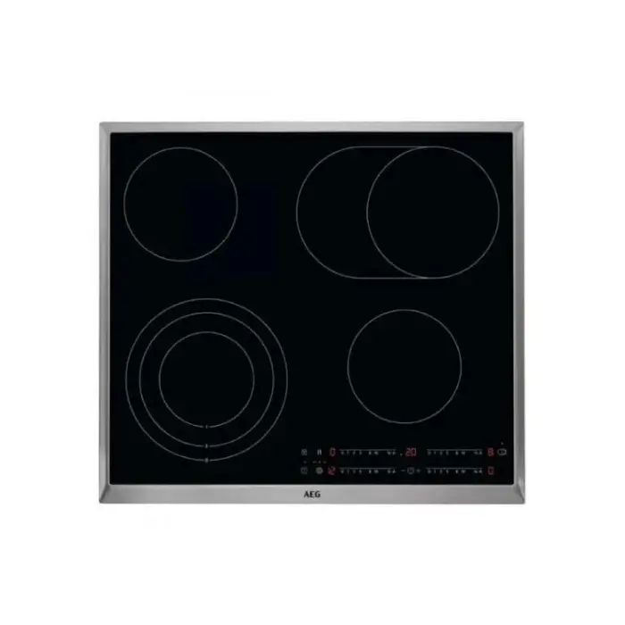 مسطح كهربائي بلت ان AEG سيراميك 60سم HK654070XB مسطح كهربائي
