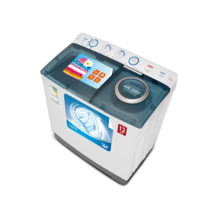 غسالة هام 12 كيلو حوضين - أبيض Hwm12000-21n