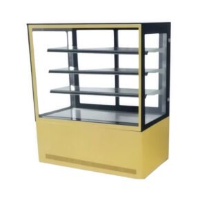 ثلاجة بانكول عرض 1.2 متر - مربع - ذهبي GN-1200R3