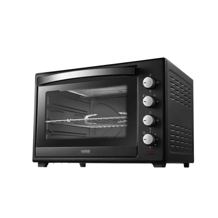 فرن كهربائي 60 لتر هام 2000 وات مع مروحة - أسود Hmto60l-19 فرن كهربائي