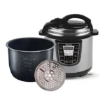 ⁦قدر ضغط كهربائية جي في سي برو 10 لتر - 1400 وات - فضى Gvpc-1000⁩ - الصورة ⁦2⁩