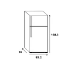 ثلاجة 21 قدم