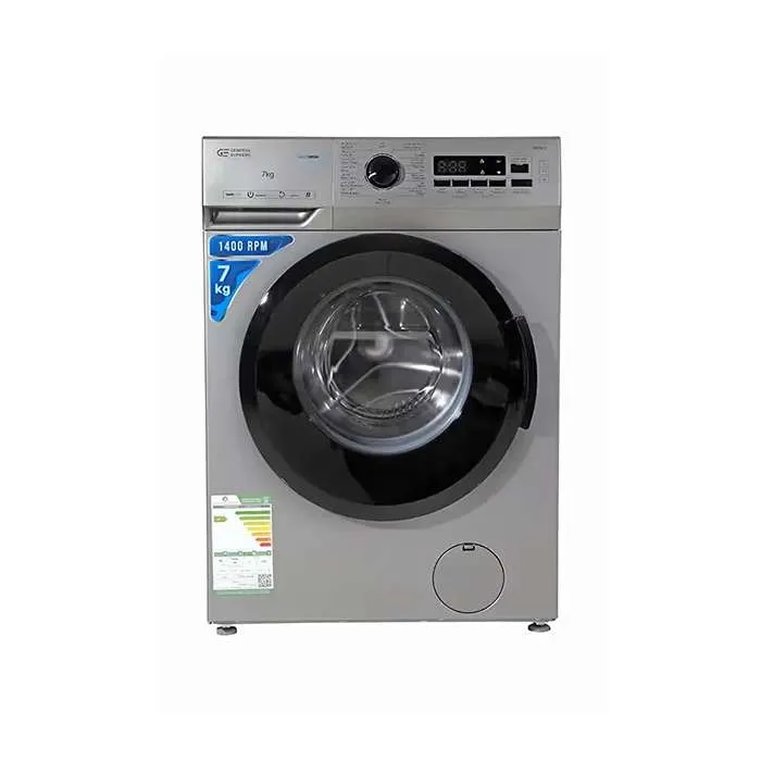 غسالة تعبئة امامية جنرال سوبريم 7 كيلو - فضي GSFN70 غسالة تعبئة امامية