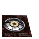 ⁦موقد غاز مسطح امبكس 3 شعلة سطح زجاجي - أسود Igs 1213F⁩ - الصورة ⁦2⁩