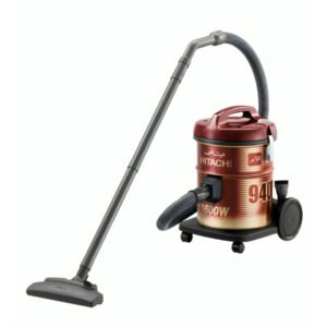 مكنسة هيتاشي برميل 1600 وات 15 لتر - أحمر Cv-940yss220wr