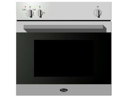 فرن بلت ان تيرم ايطالي غاز 59.4 سم _ ستيلفرن تيرم ايطالي غاز بلت ان 59.4 سم _ ستيل