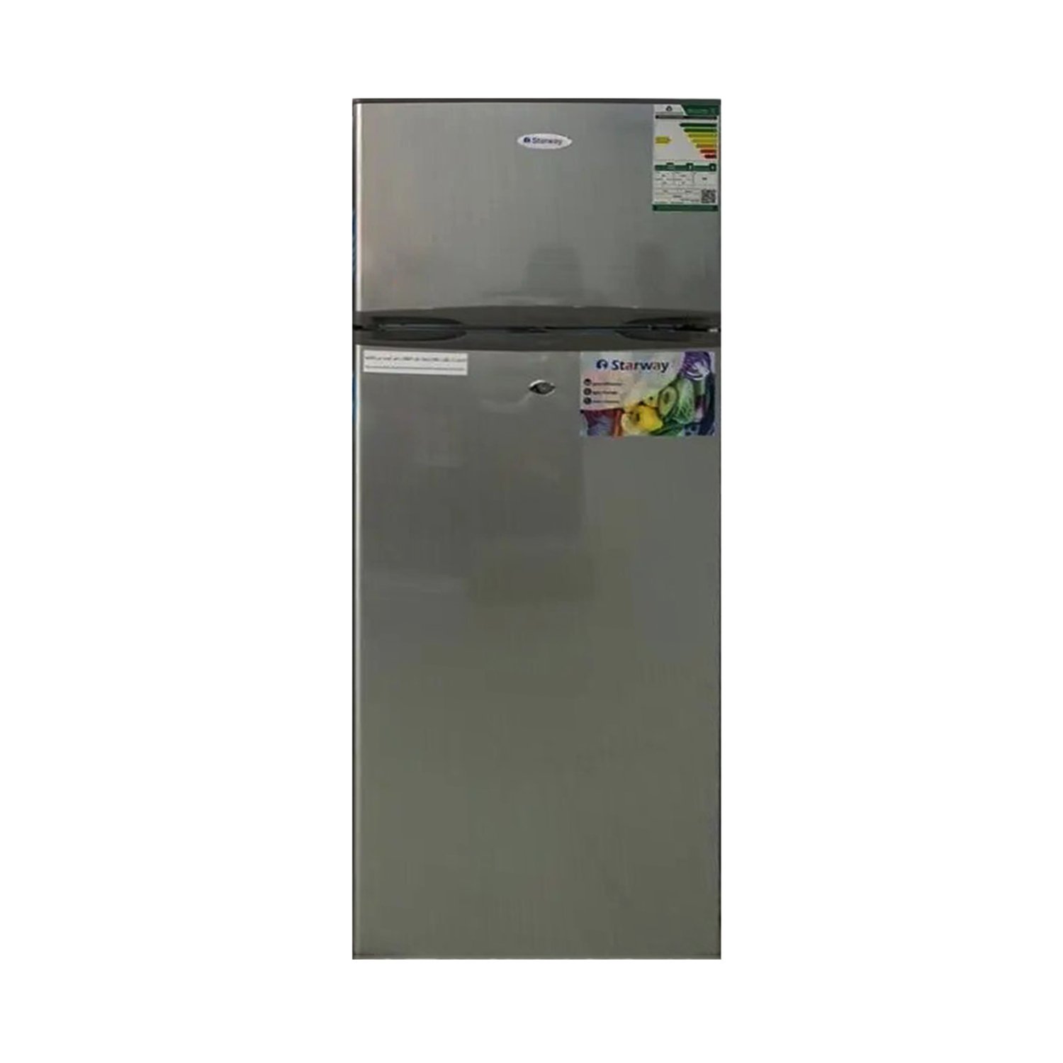 ثلاجة ستار واي 7 قدم بابين _ فضي ثلاجة ستار واي 7 قدم بابين _ فضي