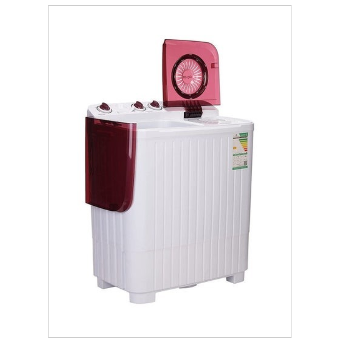 غسالة حوضين نيكاي 9 كيلو - أبيض