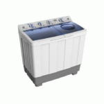 غسالة 10 كيلو حوضين كروني _ أبيض