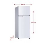 ثلاجة 14 قدم توشيبا بابين - أبيض