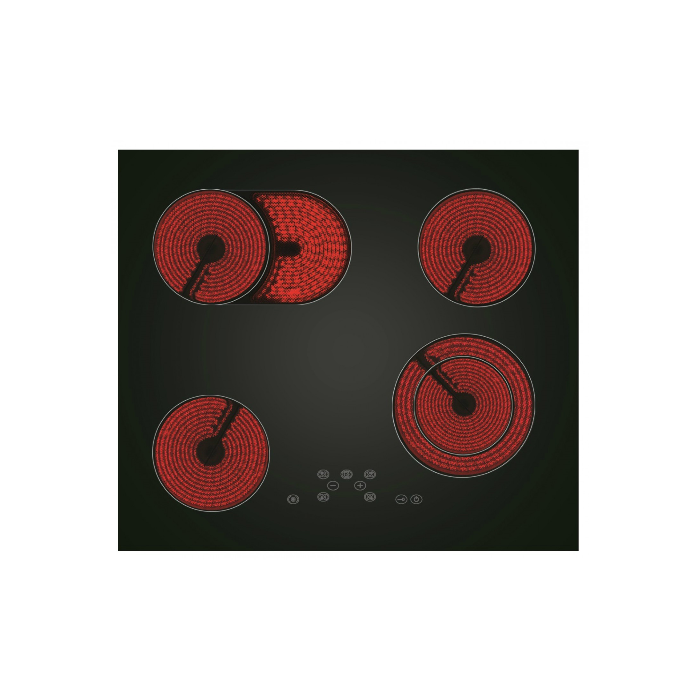 سطح بلت ان كهرباء سيراميك سيمفر 60 سم - أسود