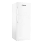 ثلاجة بابين gvc pro ابيض 19 قدم