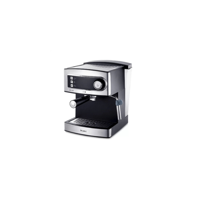 مكينة تحضير قهوة امبكس 850 وات - أسود / فضي