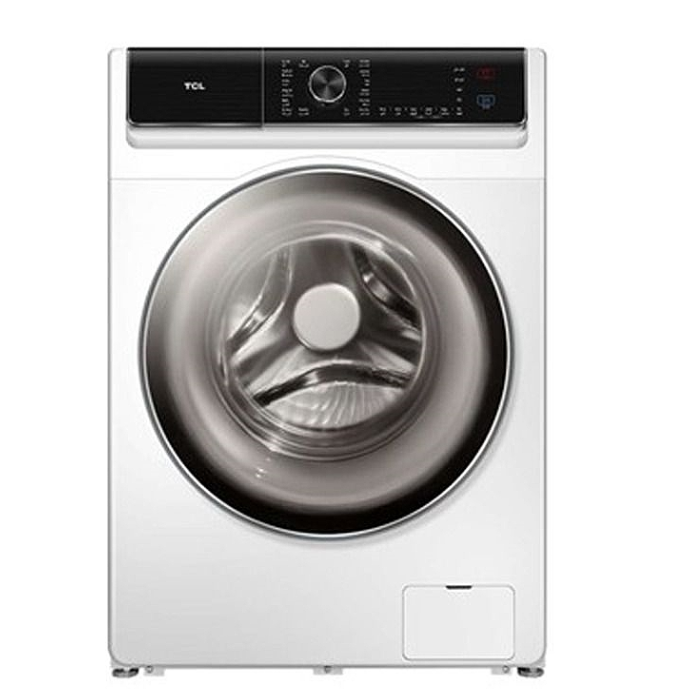 غسالة 8 كيلو tcl أمامية تنشيف 5 ك - أبيض