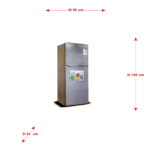 ثلاجة بابين 7 قدم بيسك نوفروست – ستيل