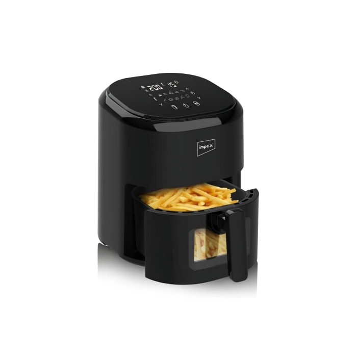 قلاية هوائية إمبكس ديجيتال 4.5 لتر 1500 وات - أسود