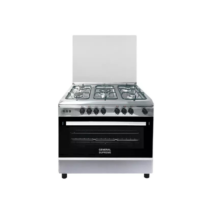 فرن غاز جنرال سوبريم5 شعلات 60*90 سم-أمان تام-تركي