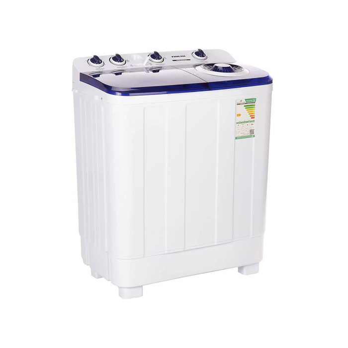 غسالة 10 كيلو نيكاي حوضين - أبيض