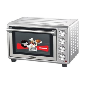 فرن كهرباء نيكاي 52 لتر 1800 وات - فضي