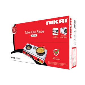 موقد غاز نيكاي 3 شعلة - ستيل