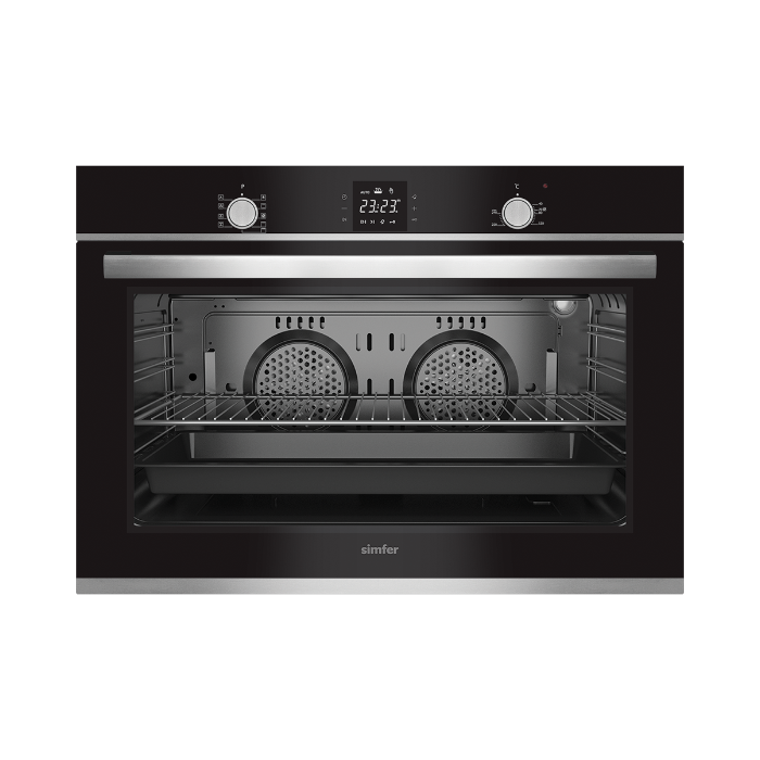 فرن بلت ان كهرباء سيمفر 90 سم – 10 وظائف – أسود