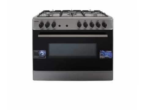 فرن فييستا غاز 60*90 سم 5 شعلات – ستيل