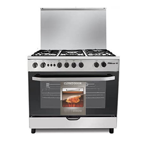 فرن فالكون غاز60 * 90 سم أمان كامل – ستيل