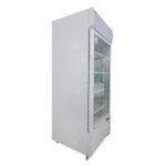 ثلاجة بانكول عرض 800 لتر 1 باب زجاج دواجن - أبيض