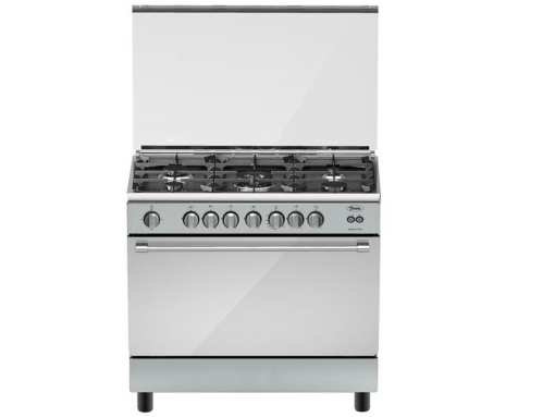 فرن غاز تيرم 60*90 سم 5 شعلات إيطالي - ستيل