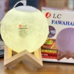 قمر مضء ديكور دي ال سي _أبيض