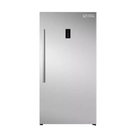 ثلاجة جنرال سوبريم باب واحد 17 قدم - ستيل