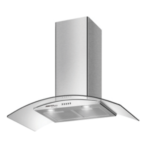 شفاط مطبخ ماستر جاز زجاج 3 سرعات - 60 سم - ايطالي