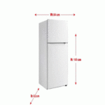 ثلاجة 21 قدم جنرال الكتريك بابين – أبيض