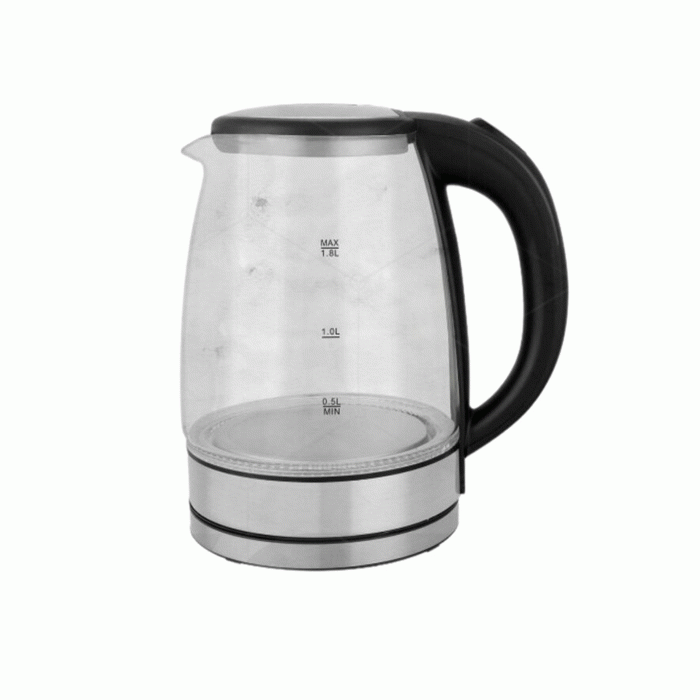 غلاية ماء زجاج 1500 وات 1.8 لتر جي في سي برو