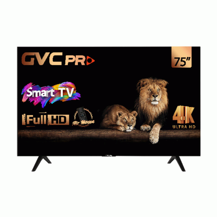 شاشه ٧٥ بوصه سمارت جي في سي برو - 4K UHD LED