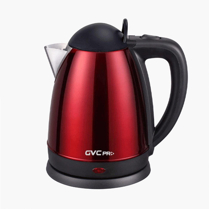 غلاية مياة كهربائية جي في سي برو 1800 وات أحمر