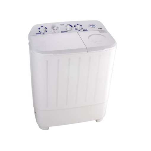 غسالة حوضين كمفورت 6 كيلو – أبيض