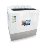 غسالة 14 كيلو حوضين سوبر جنرال - أبيض