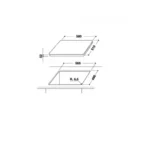 سطح بلت ان اريستون 4 عيون حجر - 60 سم