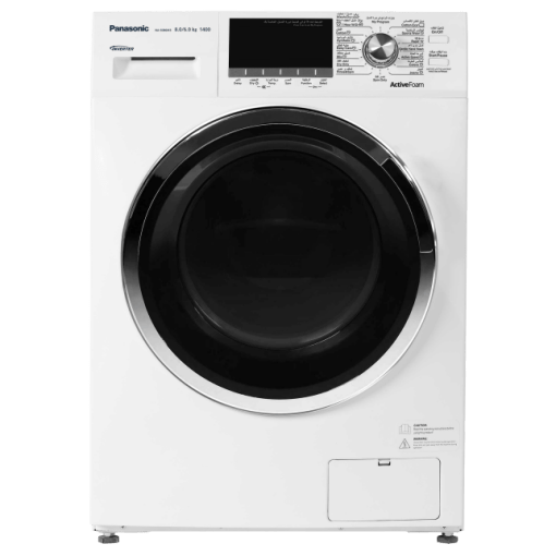 غسالة امامية باناسونيك 8 كيلو - أبيض