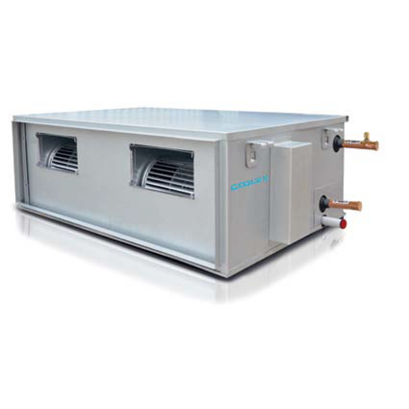 المكيف يعمل بتدفق للهواء حار - بارد