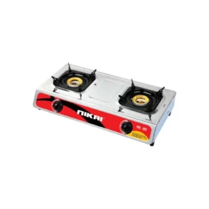 موقد متنقل نيكاي 2 شعلة غاز - ستيل