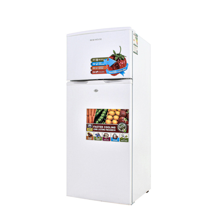 ثلاجة نيو هاوس بابين 4.7 قدم - أبيض