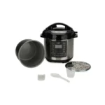 حلة ضغط اكسبير 6 لتر 1000وات جرانيت رقمي-فضي XPPC1006