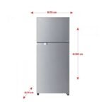 ثلاجة بابين توشيبا 17.94 قدم – ستيل