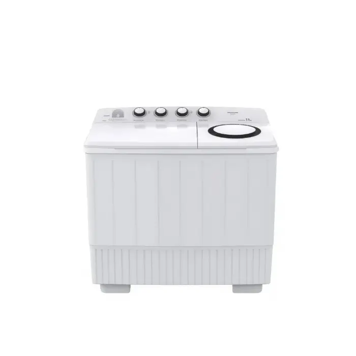 غسالة هايسنس 14 كيلو حوضين - أبيض WSDE141 غسالة هايسنس