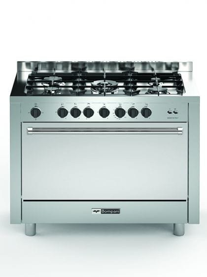فرن غاز بومباني 5 عيون 60*100 سم - ستيل